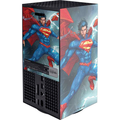 DC Comics Superman Heat Vision XBox Series X Digital Edition Console Skin